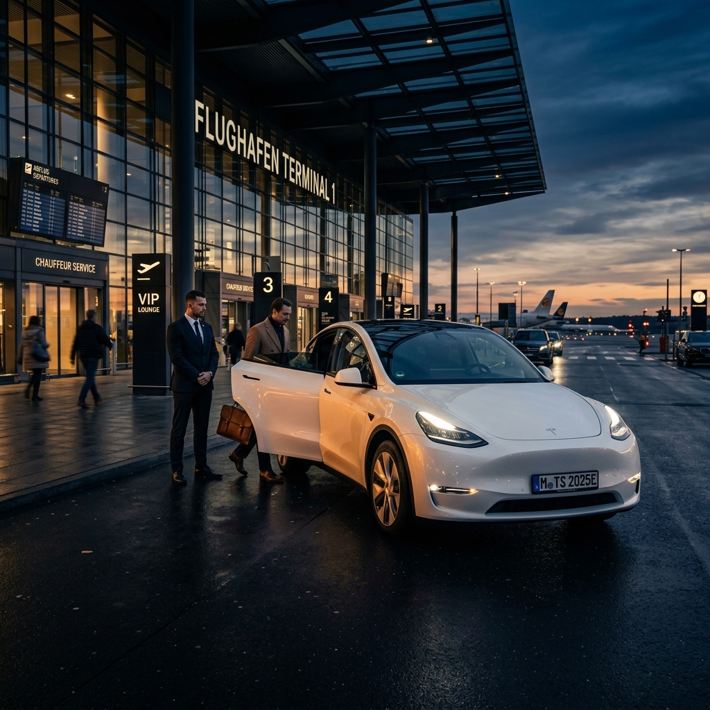 Movana Mobility – Flughafentransfer mit Tesla